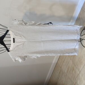 Striped designer dress